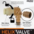 Muștiuc pentru rezervor Source Tactical Helix Valve coyote 2