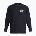 Longsleeve pentru bărbați Arcteryx Kragg SL Cotton Bird Tile black / arctic silk