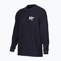 Longsleeve pentru bărbați Arcteryx Kragg SL Cotton Bird Tile black / arctic silk 3