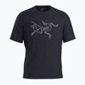 Tricou pentru bărbați Arc'teryx Cormac Logo SS black heather