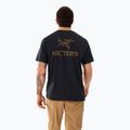 Tricou pentru bărbați Arc'teryx Kragg Sl Cotton Bird Word 24k black 2