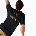 Tricou pentru bărbați Arcteryx Kragg Sl Cotton Bird Word 24k black 4