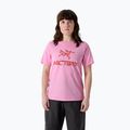 Tricou pentru femei Arcteryx Kragg SL Cotton Heatmap Crew pineberry