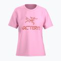 Tricou pentru femei Arcteryx Kragg SL Cotton Heatmap Crew pineberry