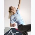 Tricou pentru femei Arcteryx Kragg Sl Cotton Emblem Crew mallow alpine blue 5