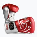 Mănuși de box Rival RS100 Professional red/silver 2