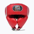 Cască de box Rival RHG100 Professional Headgear red/silver
