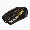 Geantă de squash Black Knight Pro Series Tour 12R black/yellow