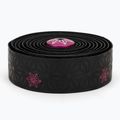 Înveliș pentru ghidon SUPACAZ Super Sticky Kush Galaxy neon pink/pink star plugs