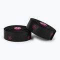 Înveliș pentru ghidon SUPACAZ Super Sticky Kush Galaxy neon pink/pink star plugs 2