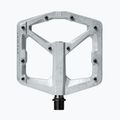 Pedale de bicicletă Crankbrothers Stamp 2 raw silver