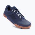 Pantofi de ciclism cu platformă pentru bărbați Crankbrothers Stamp Lace albastru marin și maro CR-STL04281A105