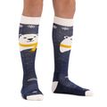 Șosete de schi pentru copii Darn Tough Polar Bear OTC Midweight with Cushion w/ Padded Shin blue 2