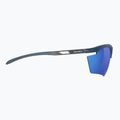 Ochelari de soare Rudy Project Magnus blue navy matte/multilaser blue 4