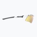 Ochelari de soare Rudy Project Tralyx+ Slim alb lucios/multilaser auriu 3
