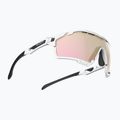 Ochelari de soare Rudy Project Cutline white gloss/multilaser rosegold 3