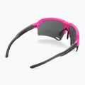 Rudy Project Deltabeat ochelari de soare roz fluo / negru mat / roșu multilaser SP7438900001 10