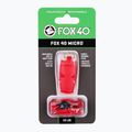 Fluier cu șnur Fox 40 Micro Safety red 2