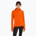 Arc'teryx bluză de trekking pentru femei Tricou Delta Half Zip Hoody portocaliu 29606