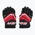 Mănuși de hochei pentru copii Bauer Vapor Fly40 Jr black/red 2