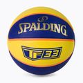Spalding TF-33 Baschet oficial de culoare galbenă 84352Z