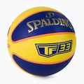 Spalding TF-33 Baschet oficial de culoare galbenă 84352Z 2