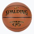 Minge de baschet Spalding Rookie Gear Leather pomarańczowy mărime 5