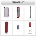 Cort de trekking pentru 3 persoane Naturehike Updated Cloud Up 3 light grey/red 8
