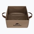 Chiuvetă turistică Naturehike Składany Square Bucket 13 light brown 2