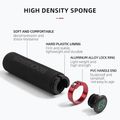 Mânere de ghidon Rockbros BT1001 Handlebar Grips black/red 3