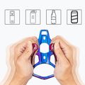 Coș pentru bidon Rockbros 31210007 Water Bottle Holder blue/purple 4