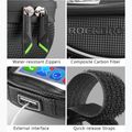 Geantă de bicicletă pentru cadru Rockbros 010-4BK Bike Front Bag black 2