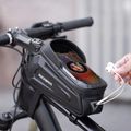 Geantă de bicicletă pentru cadru Rockbros B68 Bike Tube Bag 1.7L black 5