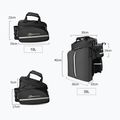 Geantă de bicicletă pentru portbagaj Rockbros A6-03BK Bicycle Pannier Bag black 5