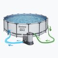 Piscină de exterior Bestway Steel Pro Max Pool Set 5612Z 488 x 122 cm gri 4