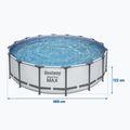 Piscină de exterior Bestway Steel Pro Max Pool Set 5612Z 488 x 122 cm gri 5