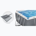 Piscină de exterior Bestway Power Steel Rectangular Pool Set 56465N 549 x 274 cm gri închis 4