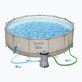 Piscină de exterior Bestway Steel Pro Max Pool Set 396 x 107 cm bej 8