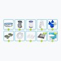 Piscină de exterior Bestway Steel Pro Max Pool Set 366 x 100 cm gri 8
