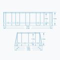 Piscină de exterior Bestway Power Steel Oval Pool Set 610 x 366 cm maro 7
