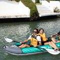 Caiac gonflabil 3-personă 12'6″ AquaMarina Recreational Kayak verde Laxo-380 13