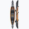 2 persoane de înaltă presiune de înaltă presiune caiac gonflabile 14'5 'AquaMarina Tomahawk gri Air-K 440