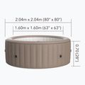 Jacuzzi pentru 6-persoane MSpa Urban Bristol mokka 17