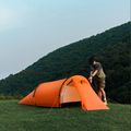 Cort de trekking pentru 2 persoane 3F UL Taihang2 portocaliu 3