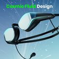 Ochelari de înot Holoswim Solla Wave AI Music silver 3