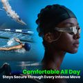 Ochelari de înot Holoswim Solla Wave AI Music silver 5
