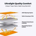Saltea gonflabilă Flextail Zero R05 Regular orange 11