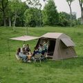 Cort de camping pentru 4 persoane Naturehike Village 6.0 brown 6