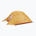 Cort de trekking 3-persoane Naturehike Cloud Up 3 Base 2 ornage