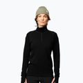 Bluză termoactivă pentru femei Devold Expedition Merino 235 Zip Neck black